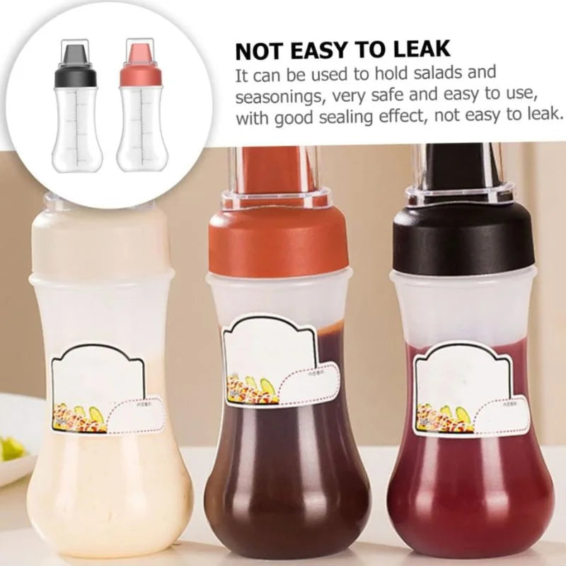 5 Hole Squeeze Sauce Bottle | Sauce Bottle for Kitchen | Black Cap